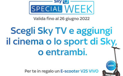 Sky arriva nelle vostre case con l’E-Scooter